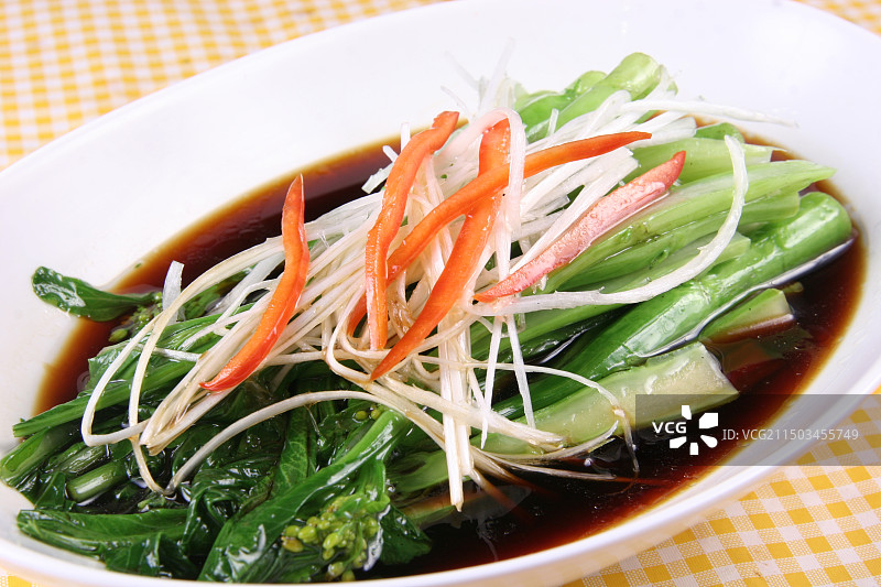 白灼芥兰图片素材