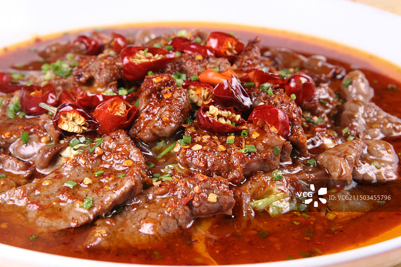 水煮牛肉图片素材