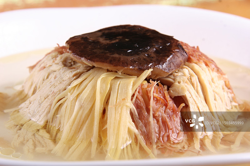 咸肉干丝金牌扣三丝图片素材