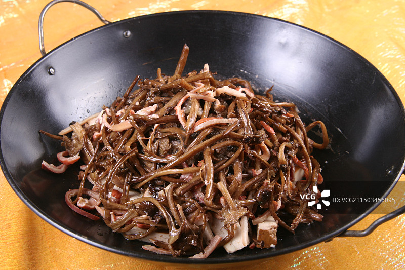 干锅茶树菇图片素材