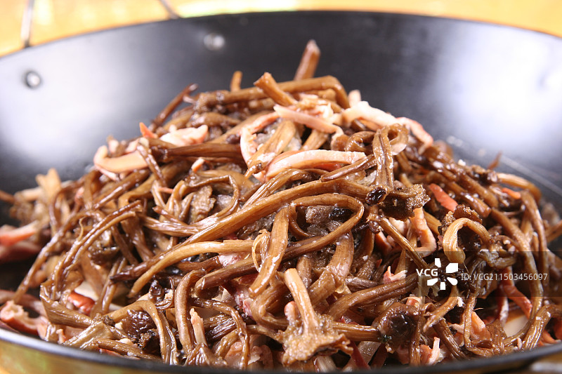 干锅茶树菇图片素材