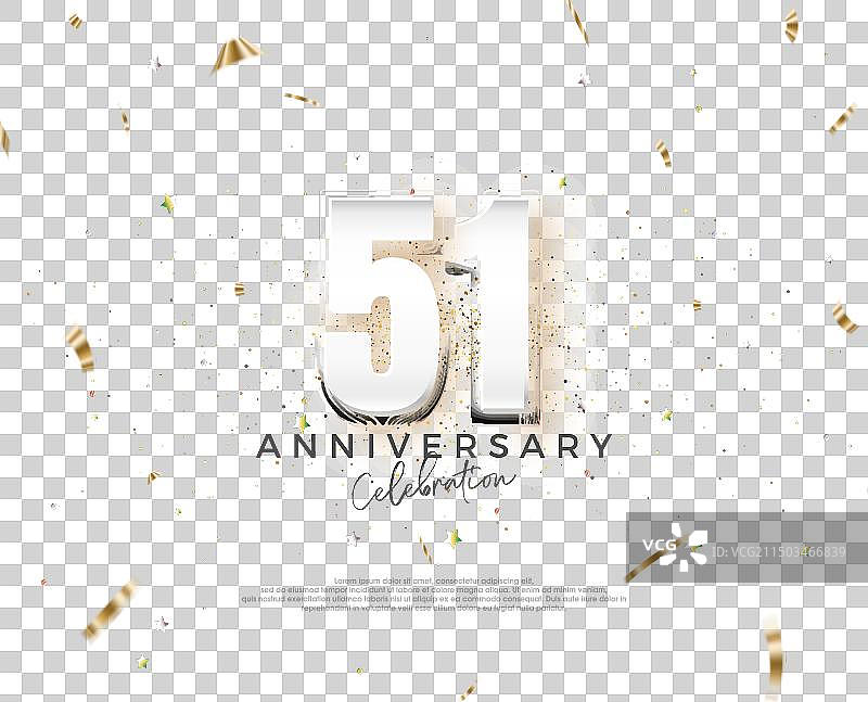 现代51周年庆典设计图片素材