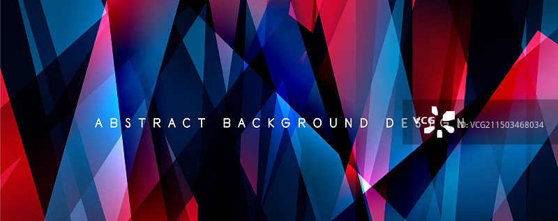 碎玻璃背景效果万花筒图片素材