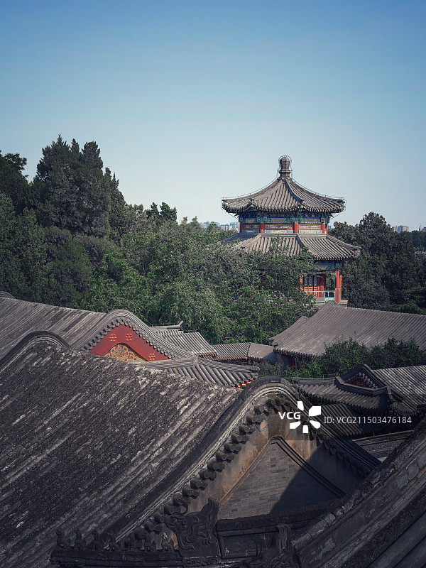 颐和园听鹂馆图片素材