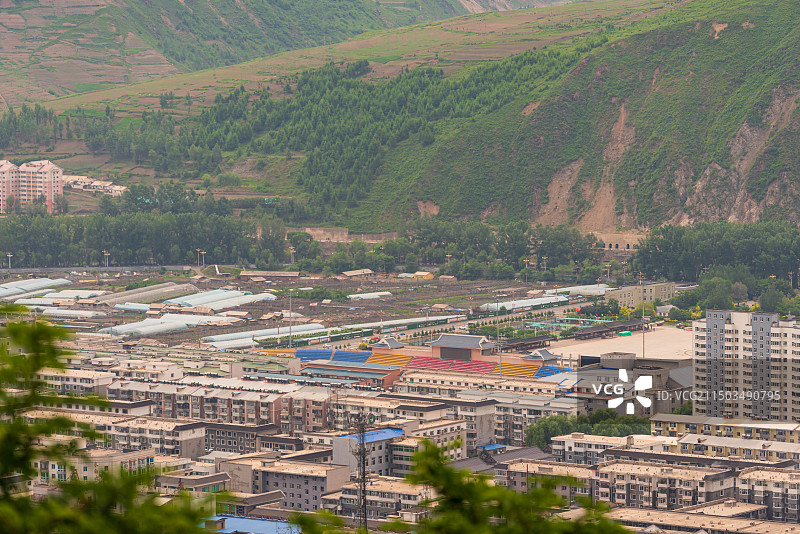 白山市长白朝鲜族自治县鸭绿江沿岸观朝鲜图片素材