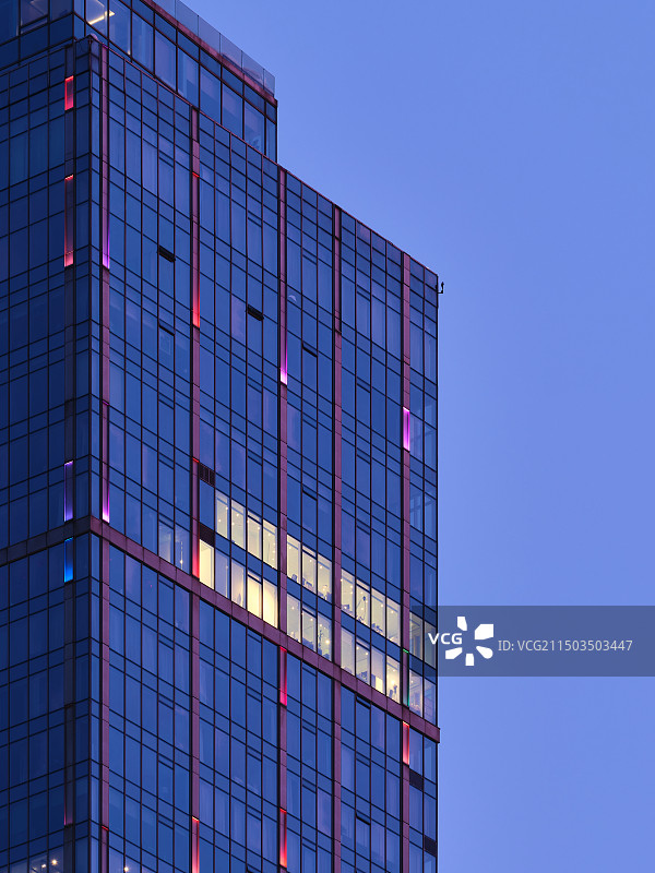 俄罗斯莫斯科CBD国际商务中心城市天际线图片素材