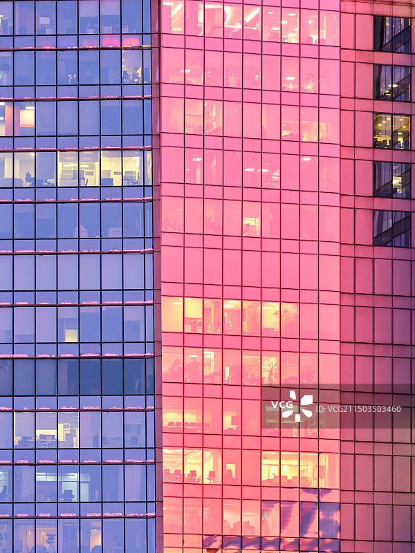 俄罗斯莫斯科CBD国际商务中心城市天际线图片素材