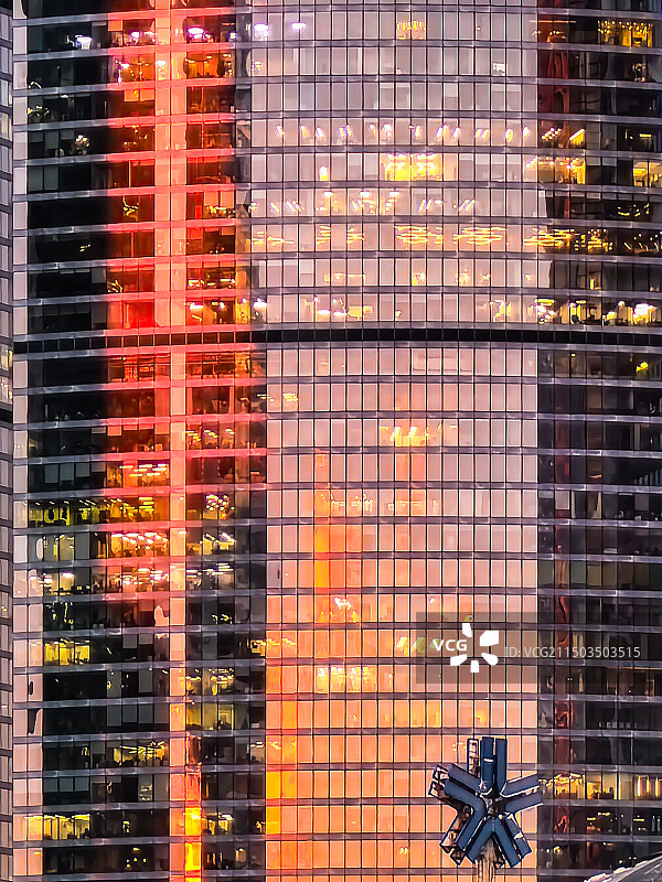 俄罗斯莫斯科CBD国际商务中心城市天际线图片素材