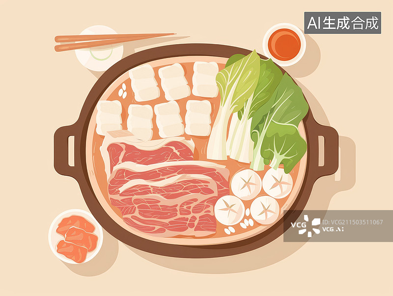 【AI数字艺术】重庆火锅图片素材