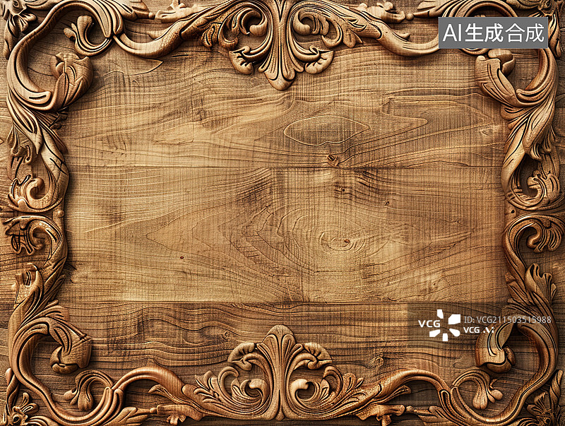 【AI数字艺术】木质天花板上悬挂的照明设备的低角度视图图片素材