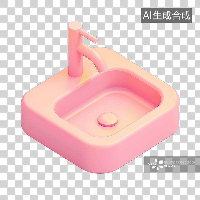 【AI数字艺术】洗手池图片素材