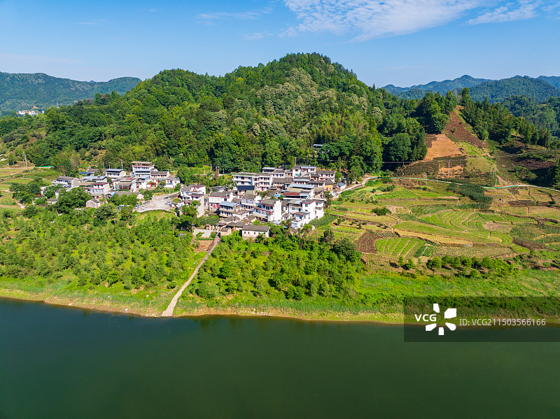 安徽歙县昌溪古村落图片素材