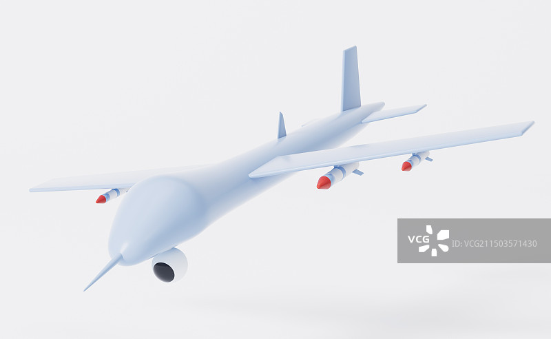 卡通飞行的无人机3D插画图片素材