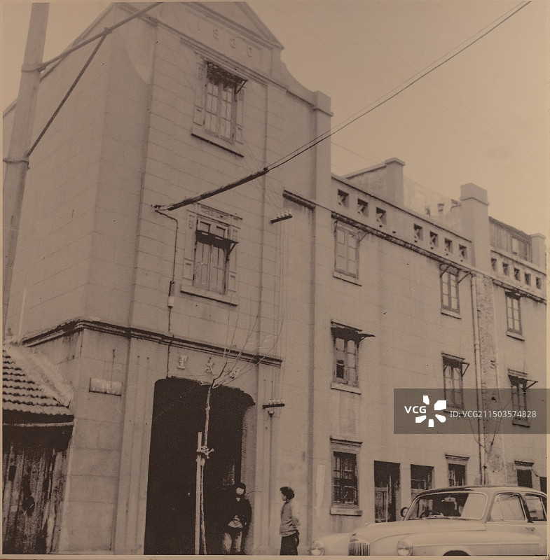 1930年6月 巨籁达路四成里（今巨鹿路391弄）12号举办地下无线电培训班弄口 上海历史博物馆图片素材