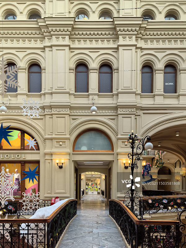 俄罗斯莫斯科红场圣瓦西里大教堂建筑群图片素材