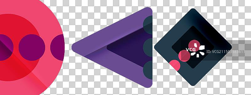 新潮的最小几何抽象背景图片素材