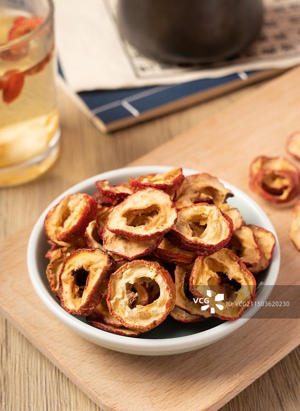 山楂干切片图片素材