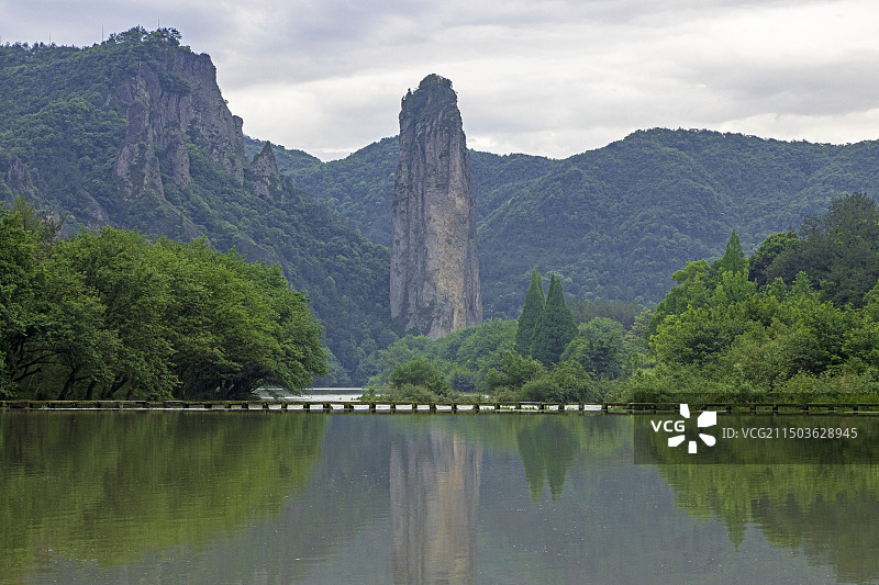 丽水缙云县仙都朱潭山风韵图片素材