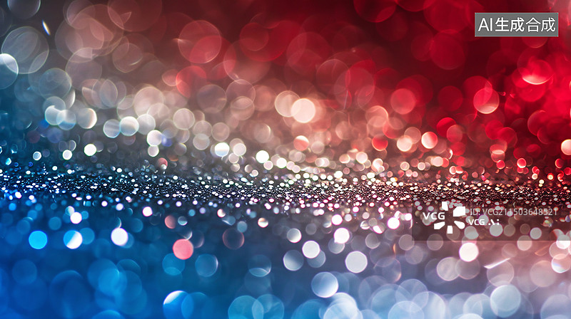 【AI数字艺术】彩色灯光散景玻璃碎金霓虹虚化效果抽象背景图片素材
