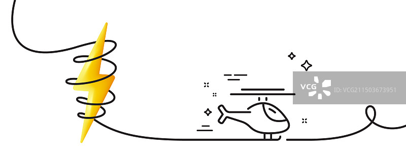 直升机运输线图标图片素材