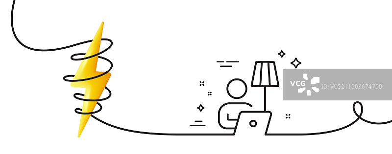 落地灯线条图标家居照明标志图片素材