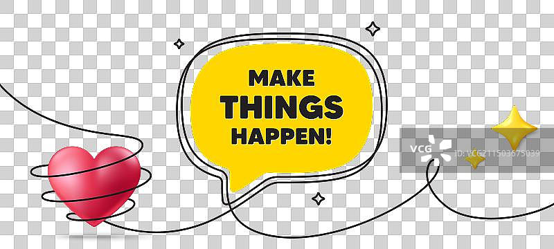 让事情发生励志语录图片素材