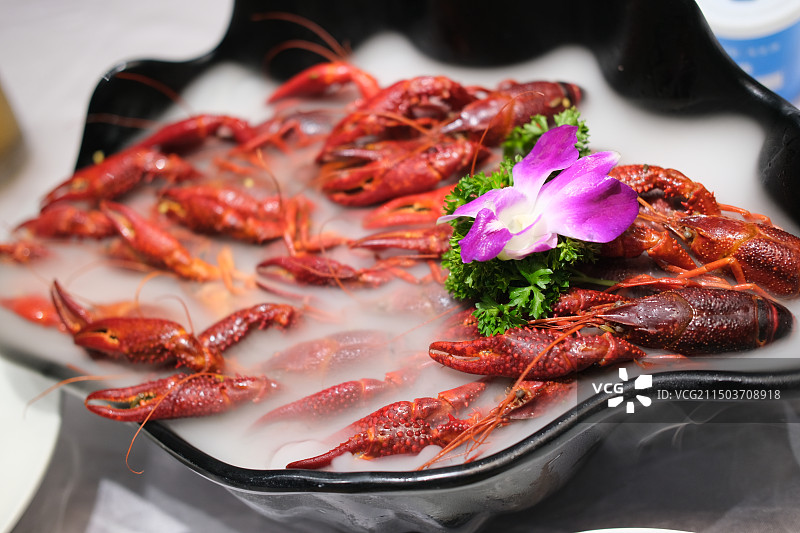 夜市烧烤龙虾火锅图片素材