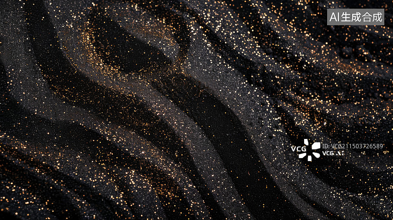 【AI数字艺术】金属矿砂沙粒有质感的背景图图片素材