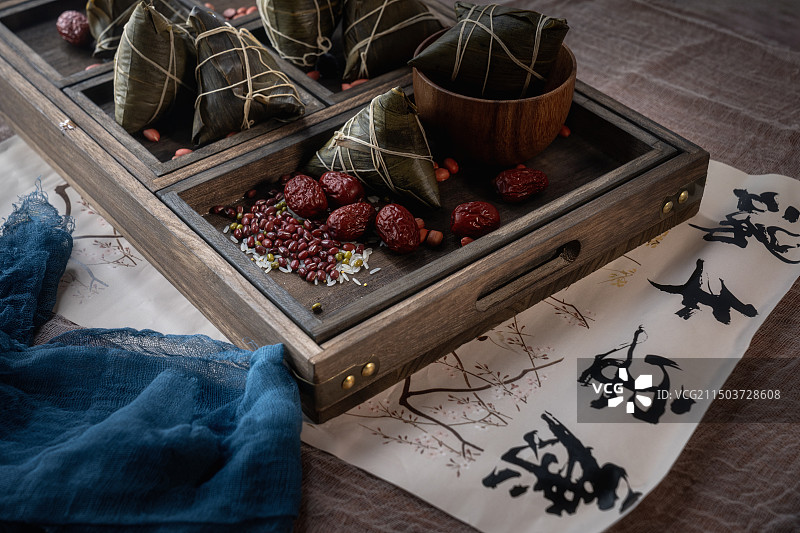 中国传统节日  都误解 特色食品 粽子图片素材