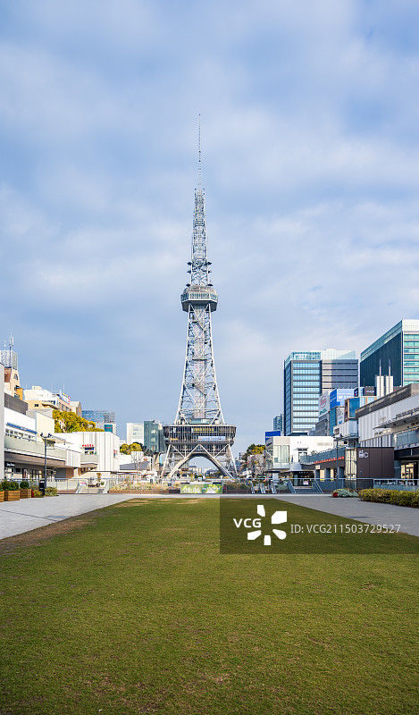 日本久屋大通公园名古屋电视塔图片素材