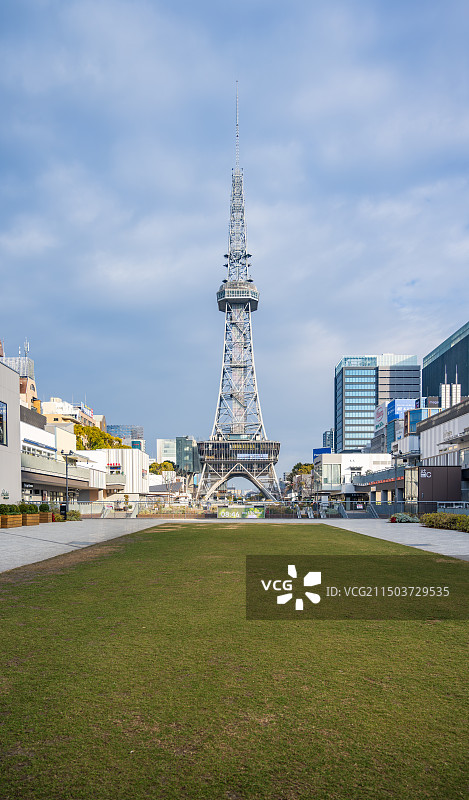 日本久屋大通公园名古屋电视塔图片素材