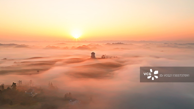 贵州遵义湄潭中国茶海图片素材