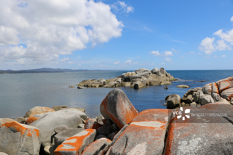火焰湾，塔斯马尼亚，澳大利亚图片素材