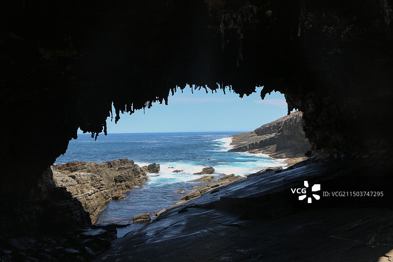 洞中海景图片素材