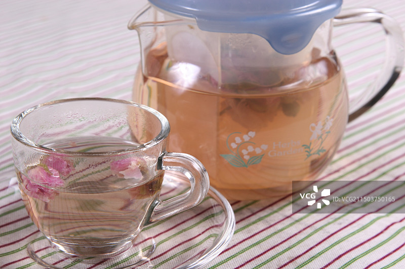 玫瑰花茶图片素材