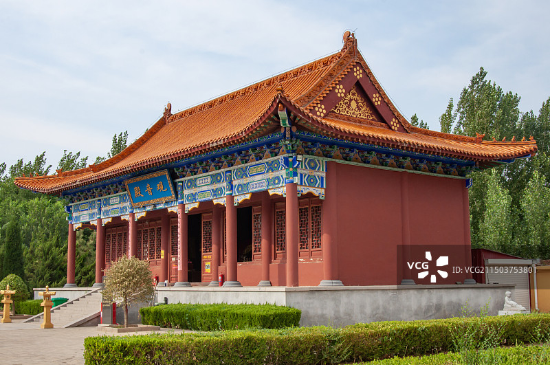 山东省武城县佛光寺内的建筑图片素材