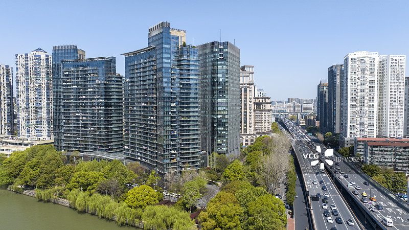 武林广场G20蓝天深蓝广场图片素材