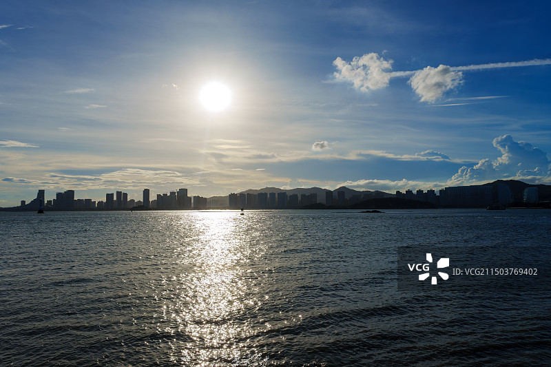厦门，海沧区，天际线图片素材