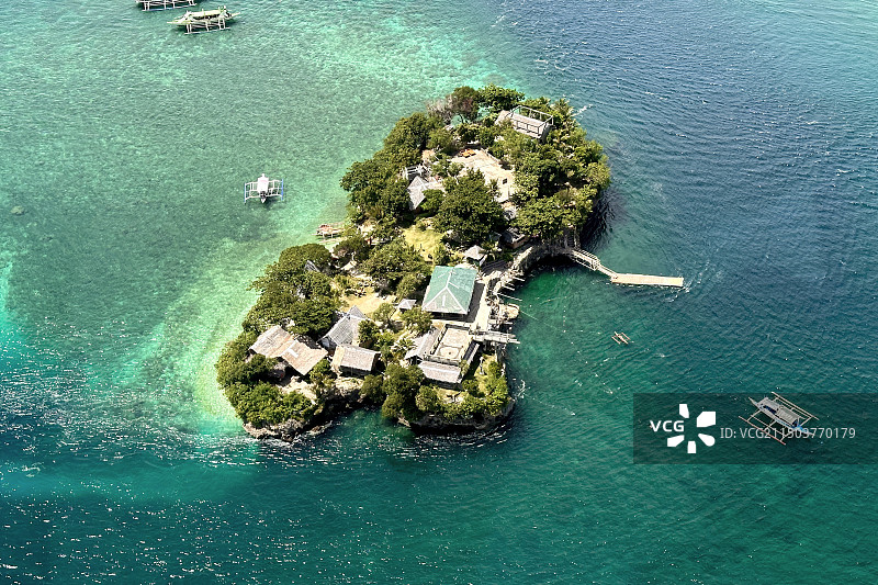 航拍海岛-长滩岛（白沙滩/圣母礁岩/星期五沙滩等）图片素材