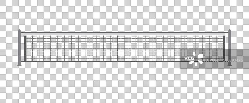 网球网排球海滩元素图片素材