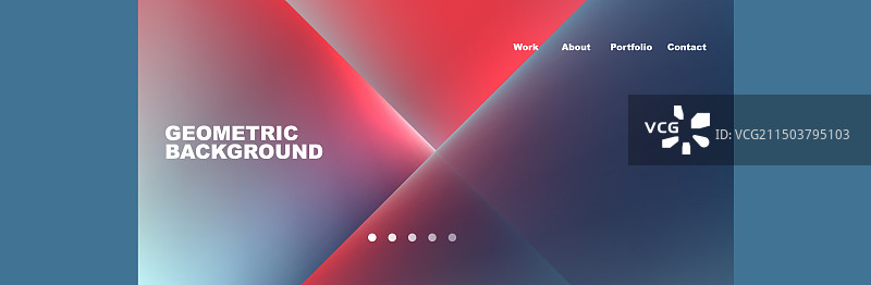 渐变三角形构图，亮色流体图片素材