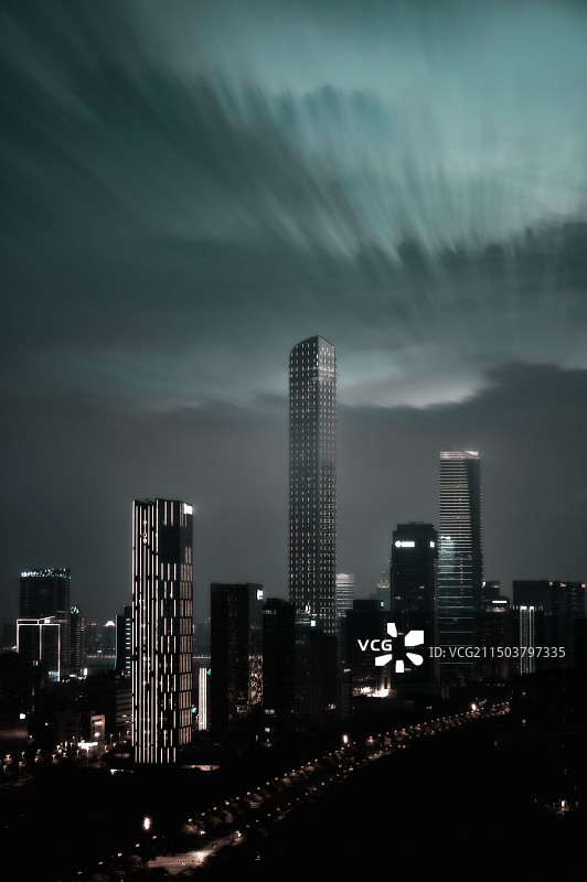 天际线|苏州风雨欲来图片素材