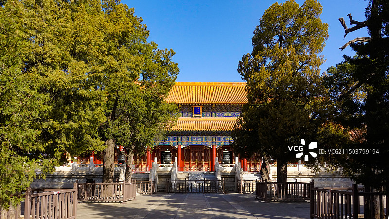 中轴线景山寿皇殿图片素材