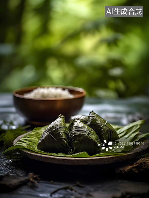 【AI数字艺术】端午节粽子图片素材