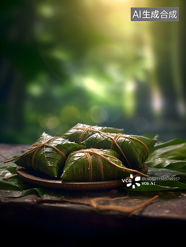 【AI数字艺术】端午节粽子图片素材