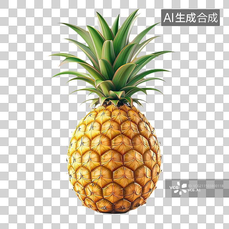 【AI数字艺术】美味菠萝凤梨图片素材
