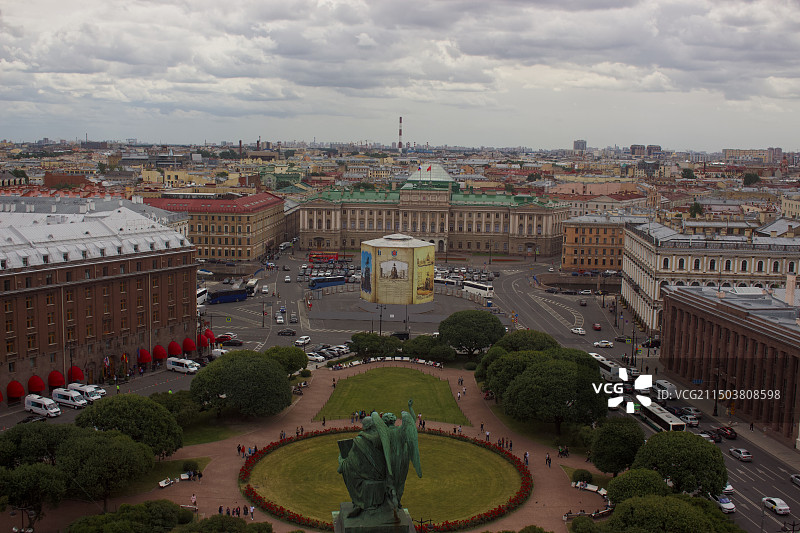 城市一览无余图片素材