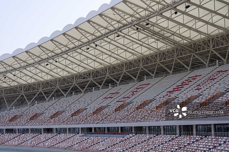 襄阳全民体育运动中心场馆城市风光图片素材