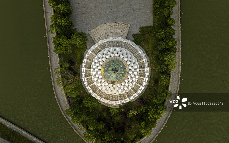 河北省唐山市乐亭县菩提岛航拍图片素材