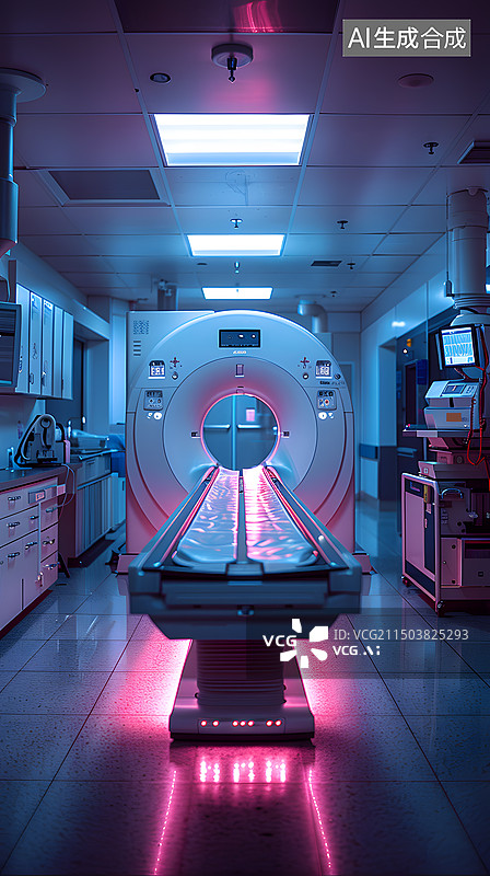 【AI数字艺术】医疗设备核磁共振图片素材